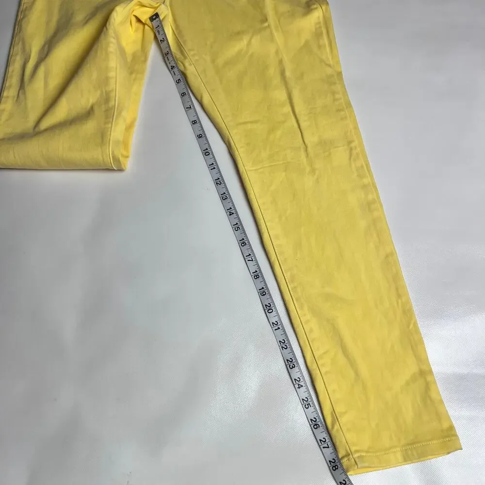 Michael Kors Basic Womens Lemon Straight Leg Pants Sz 12